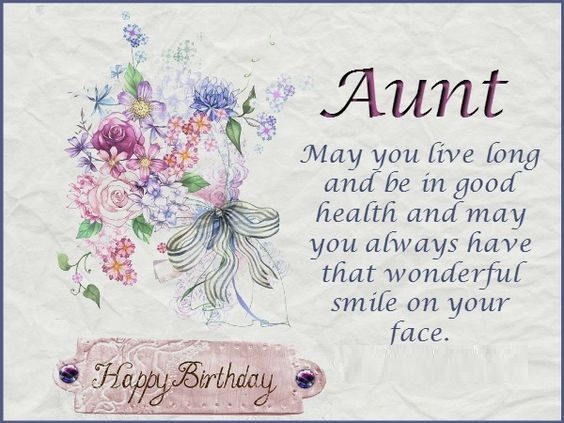 Happy Birthday Auntie Wishes