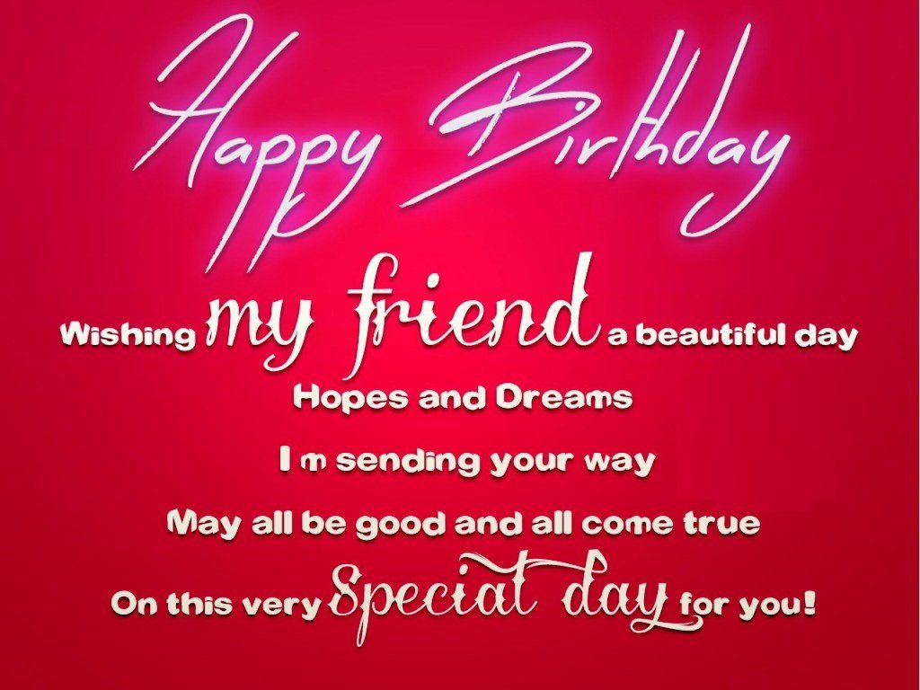 Happy Birthday Wishes For Best Friend