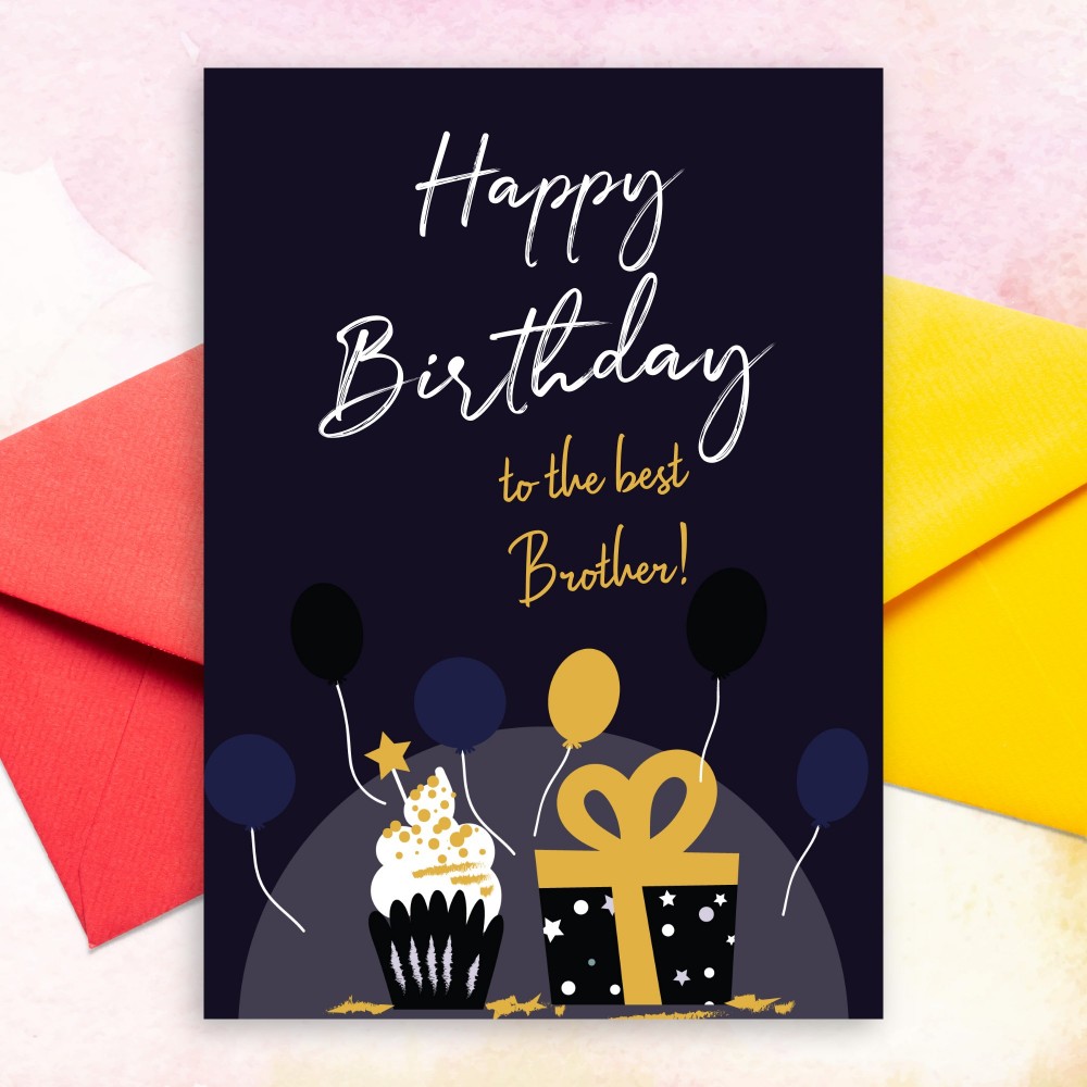 Best Birthday Cards for Brother Wishes